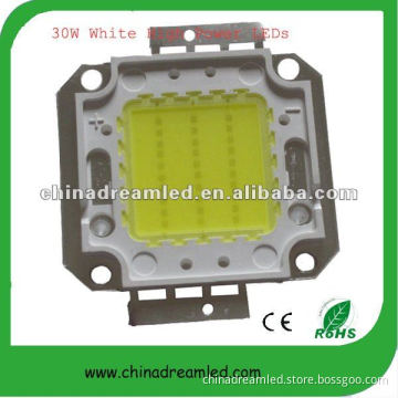 30W Warm White High Power LED, BridgeLux 45mil Chip